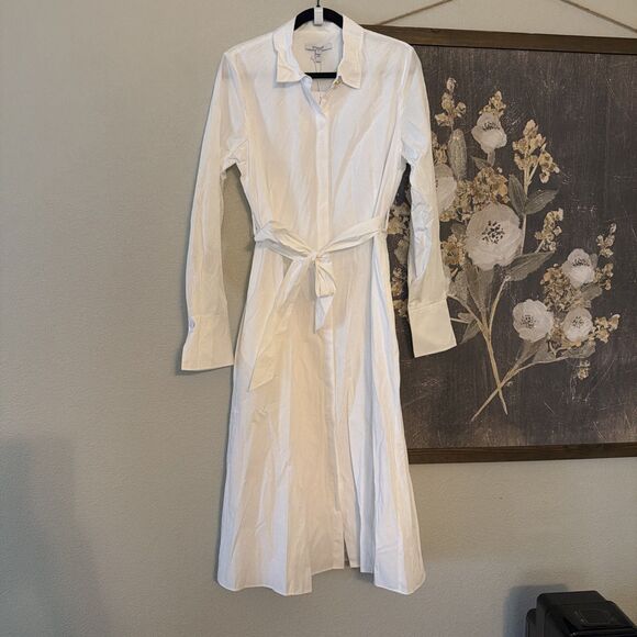 NWT Derek Lam Annette Dress 14 White Dress - Picture 2 of 9